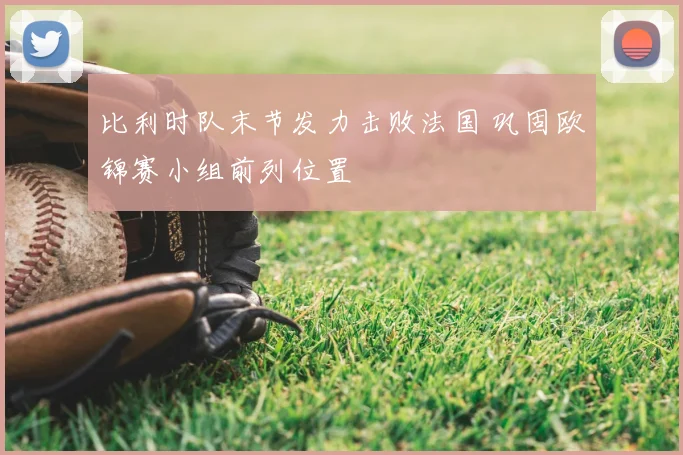 比利时队末节发力击败法国 巩固欧锦赛小组前列位置