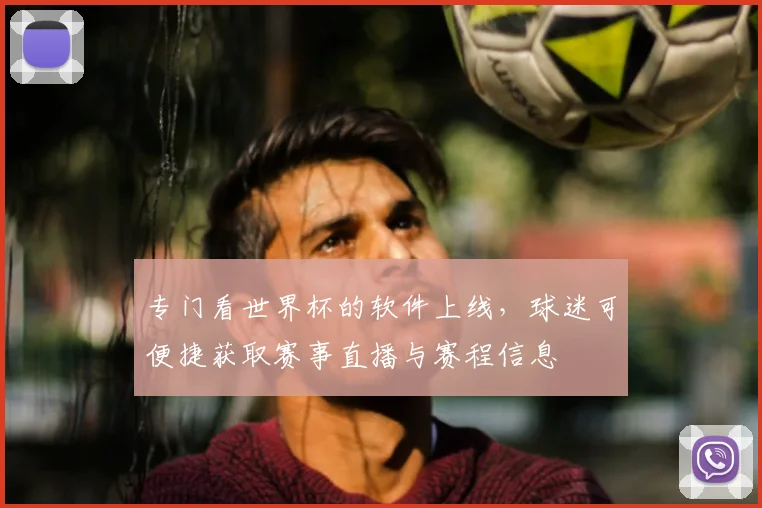专门看世界杯的软件上线，球迷可便捷获取赛事直播与赛程信息